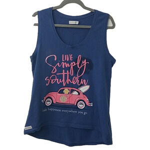 simply southern graphic tank top Medium surf car